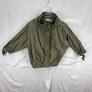 Charlotte Russe - Women's Fashion Jacket - Olive Green - Small - Button - Zip